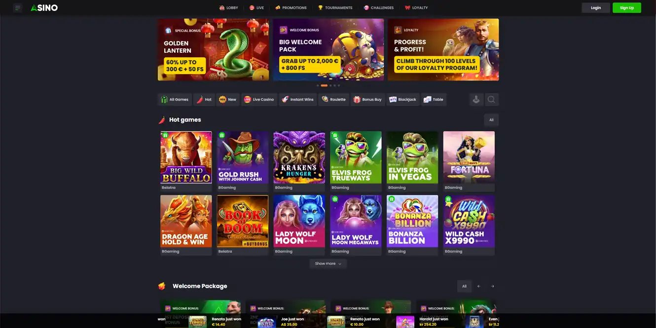 asino online casino review by casinos club