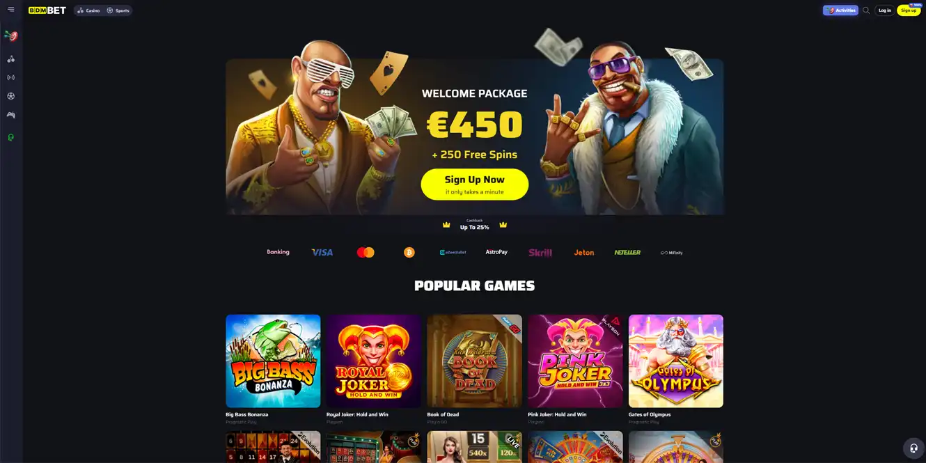 bdmbet online casino review home by casinos club