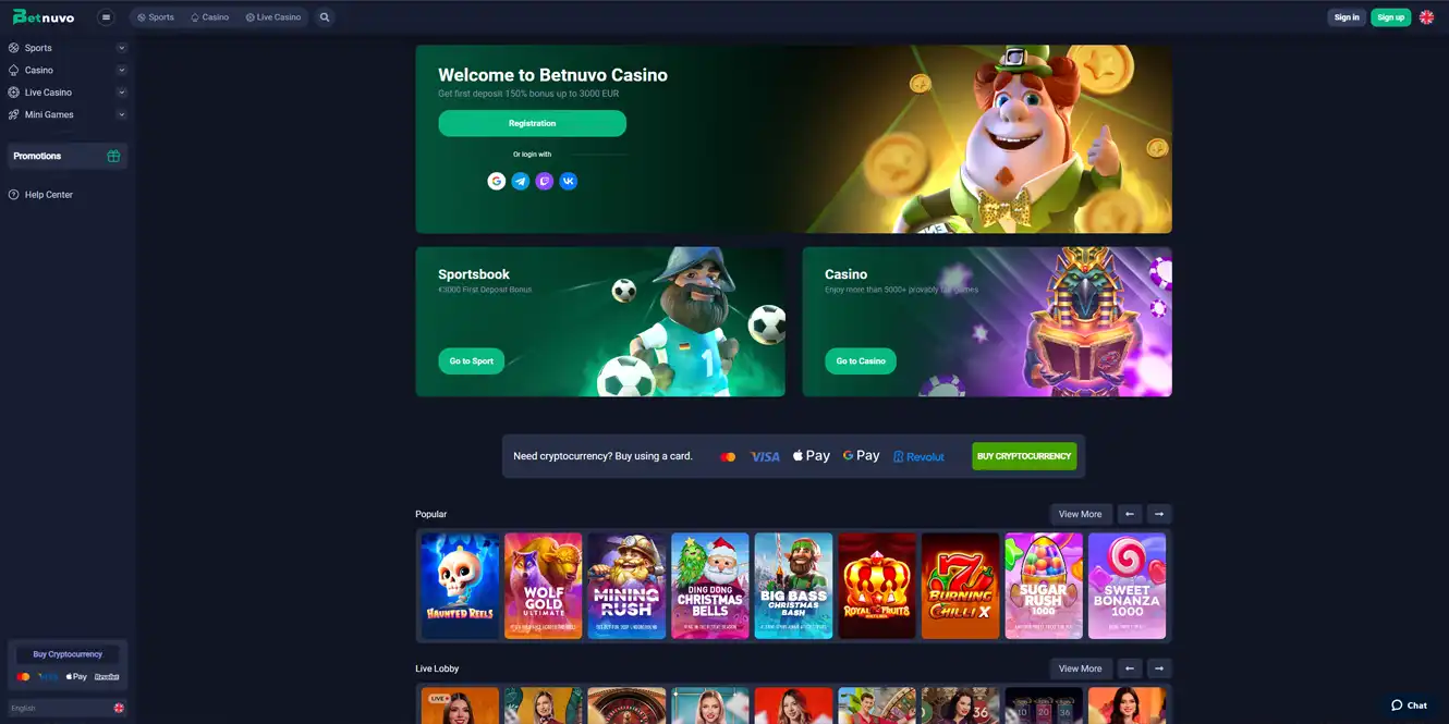 betnuvo online casino review by casinos club