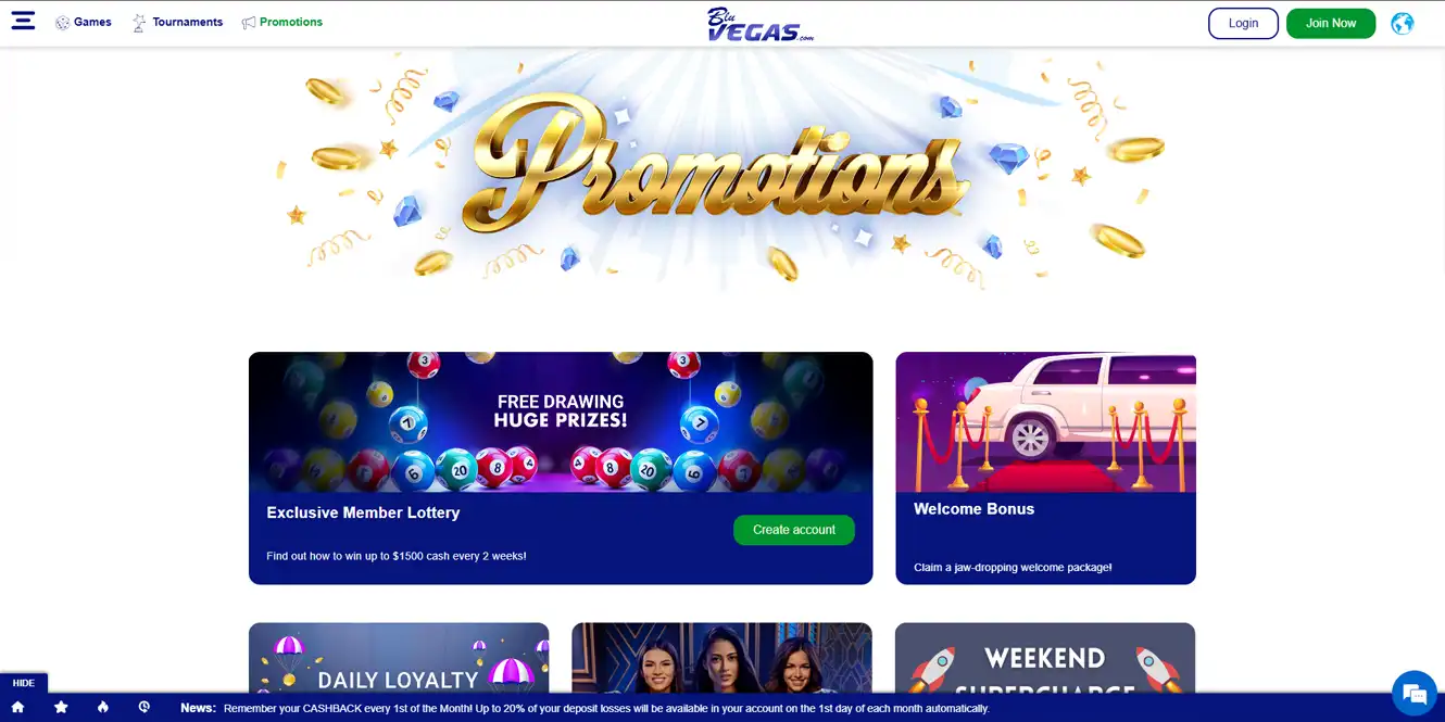 bluevegas casino review casino bonuses and promotions