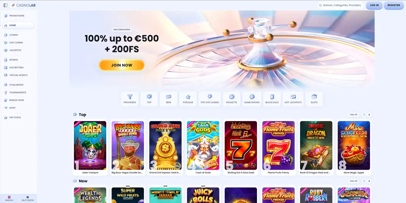 casinolab online casino review by casinos club