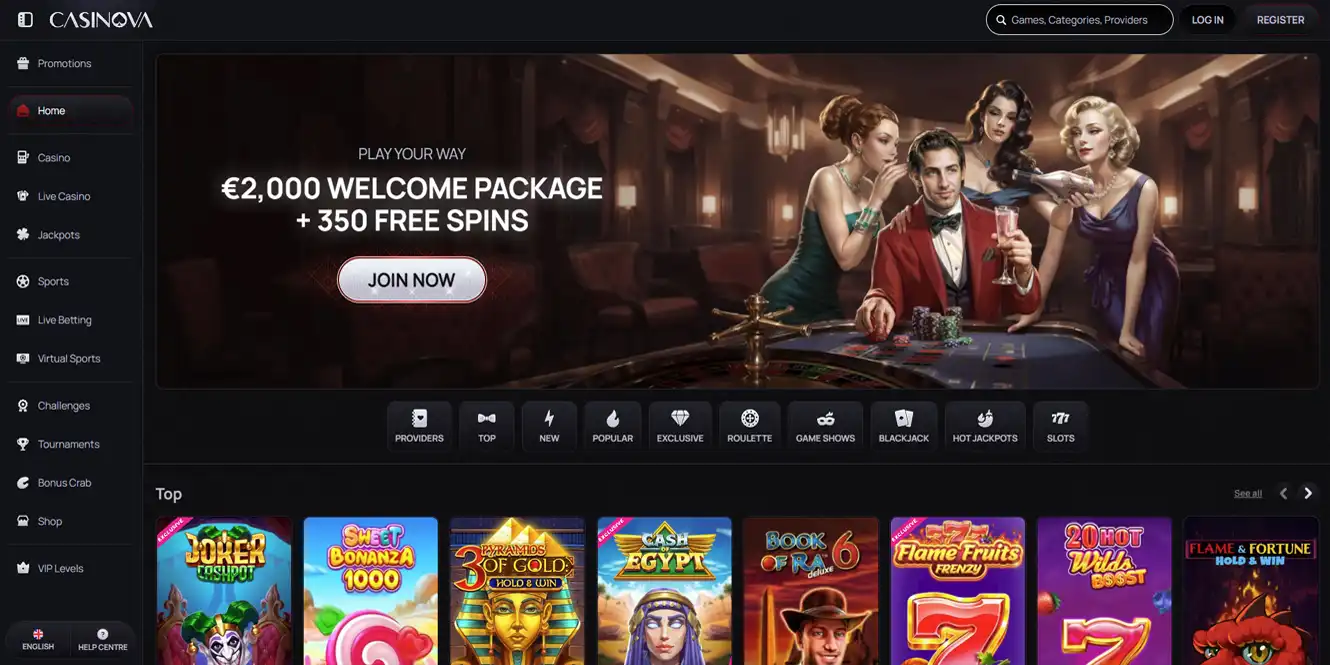 casinova online casino review by casinos club