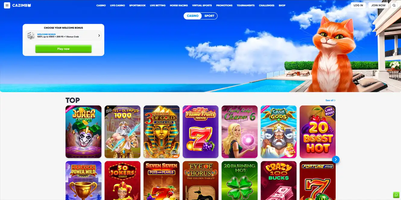 cazimbo online casino review by casinos club