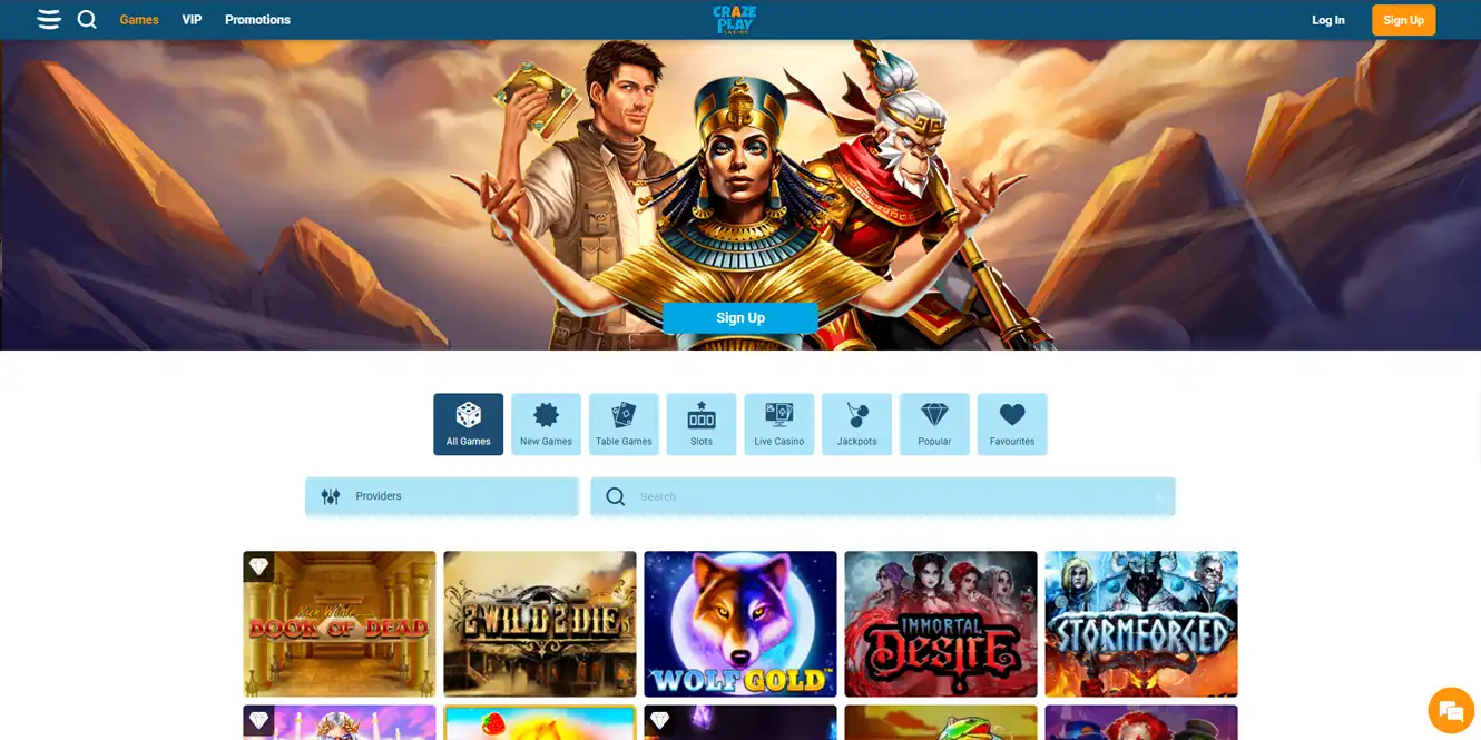 craze play casino review casino games