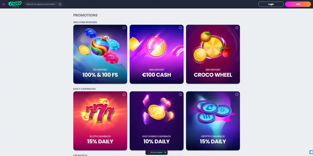 croco slots online casino promotions review by casinos club