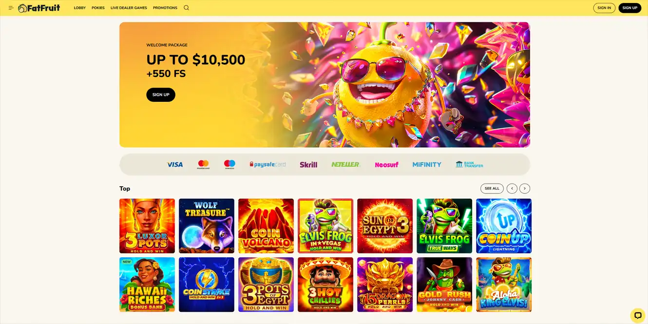 fat fruit online casino review by casinos club