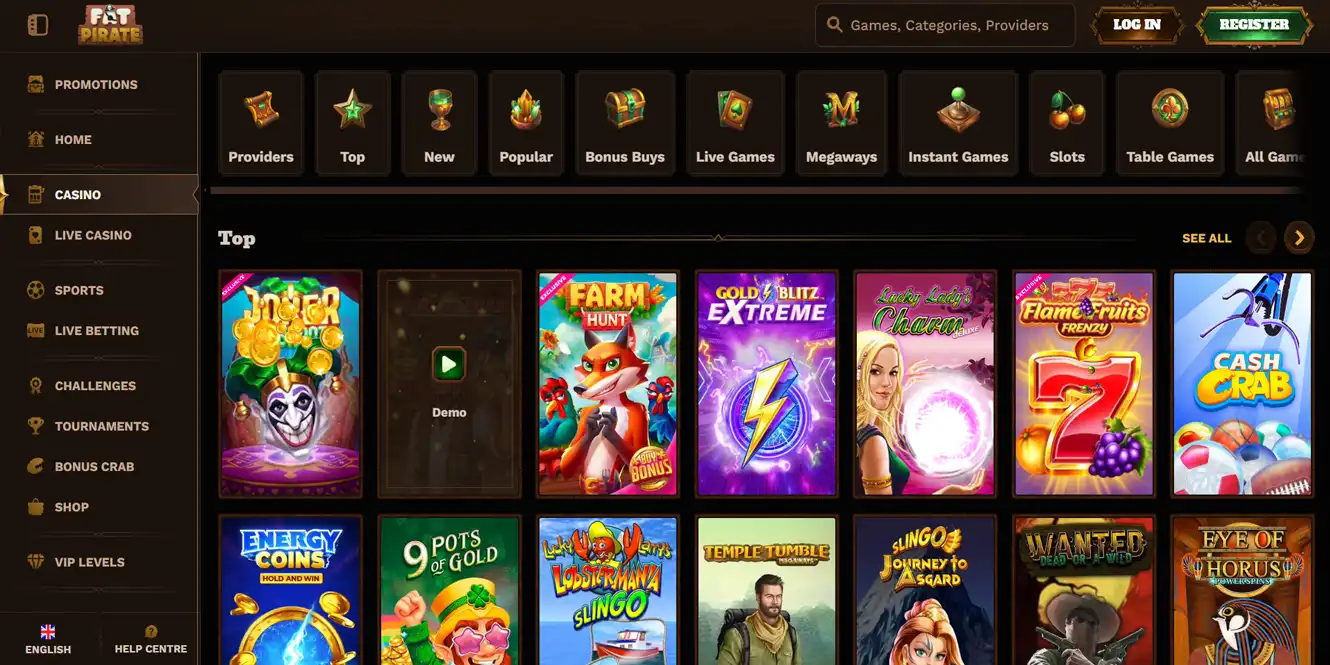 fat pirate online casino games review by casinos club