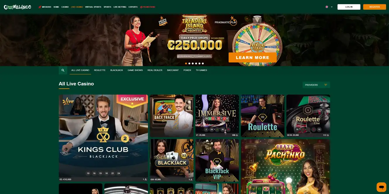 gomblingo live casino review by casinos club