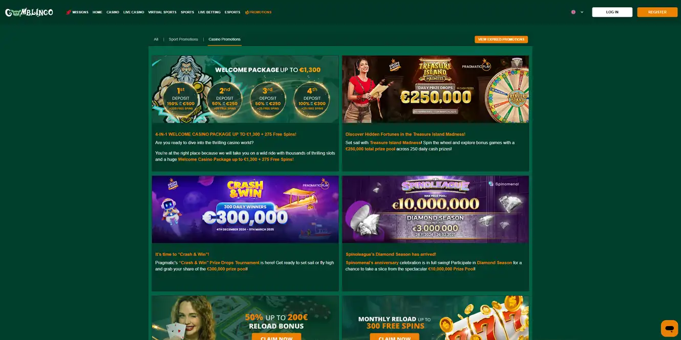 gomblingo online casino promotions review by casinos club