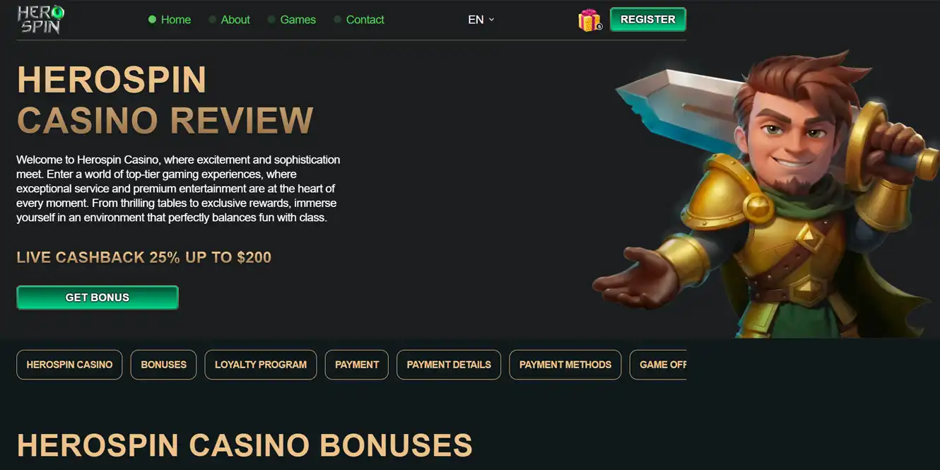 hero spin online casino review by casinos club