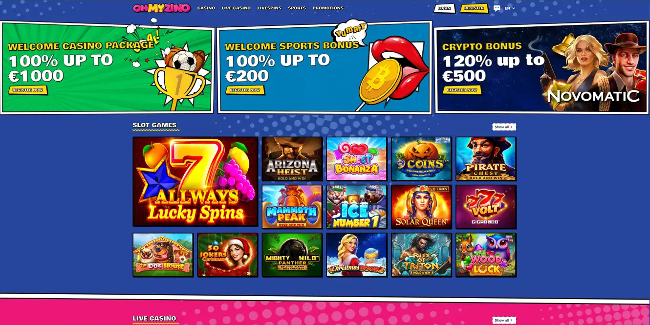 oh my zino online casino review by casinos club