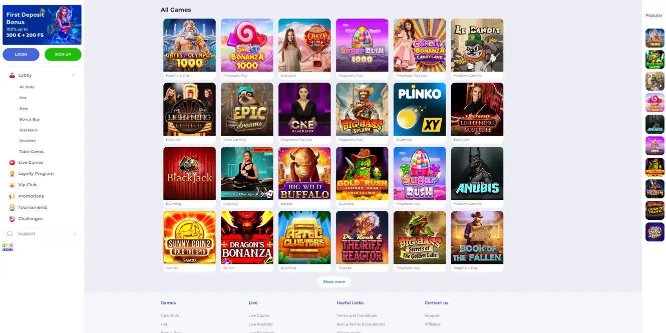 plangames online casino games review by casinos club