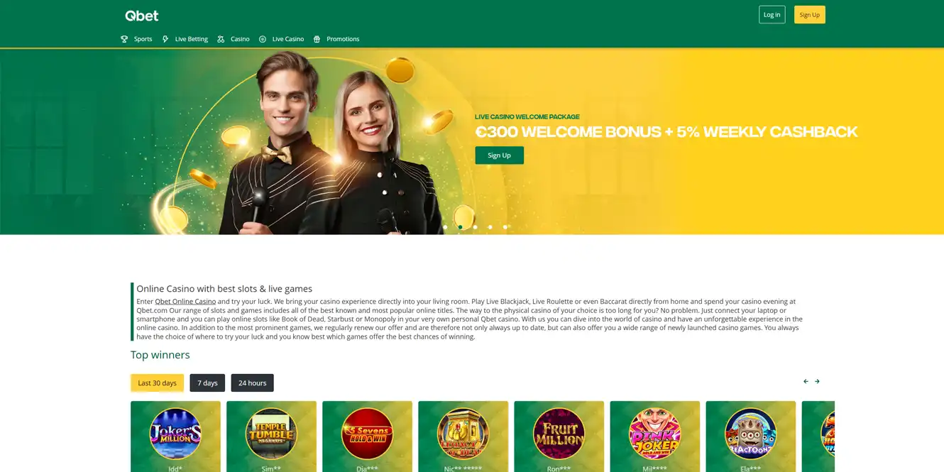 qbet online casino review by casinos club