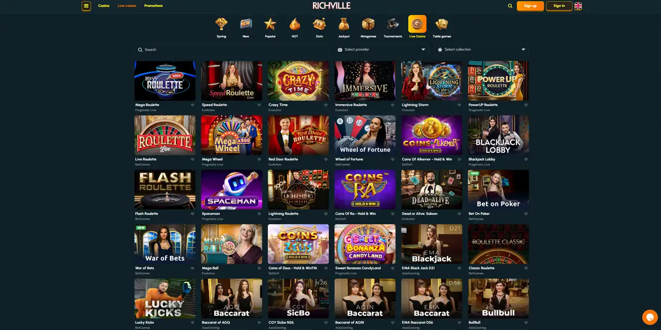 richville casino games review by casinos club