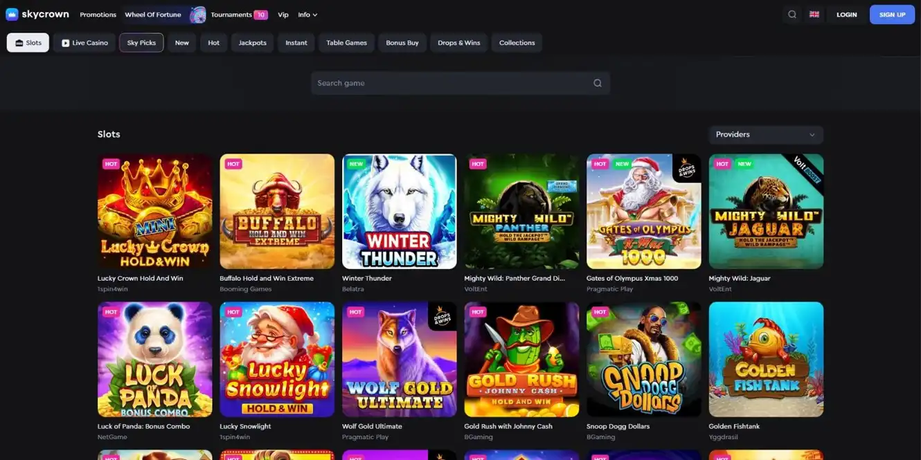 skycrown online casino slots by casinos club