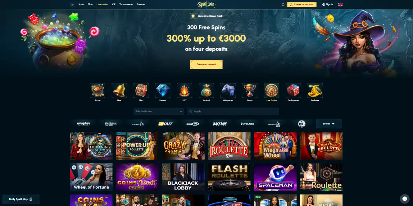 spellwin live casino review by casinos club