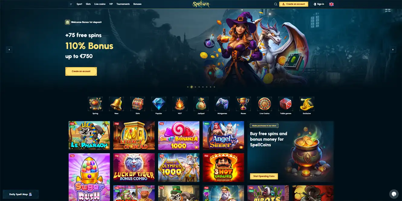 spellwin online casino review by casinos club