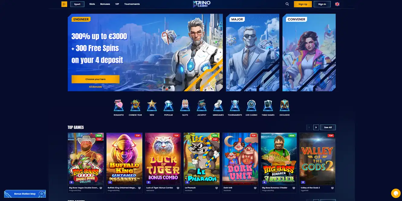 trino casino online casino review by casinos club