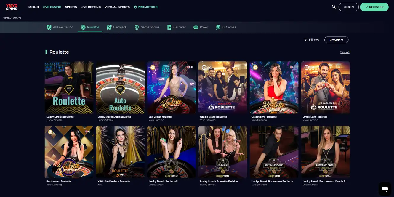 yoyo spins roulette review by casinos club