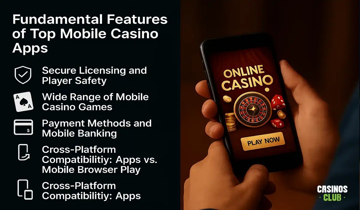 fundamental features of top mobile casinos