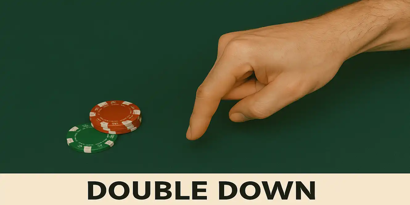 Blackjack Hand Signals Double Down