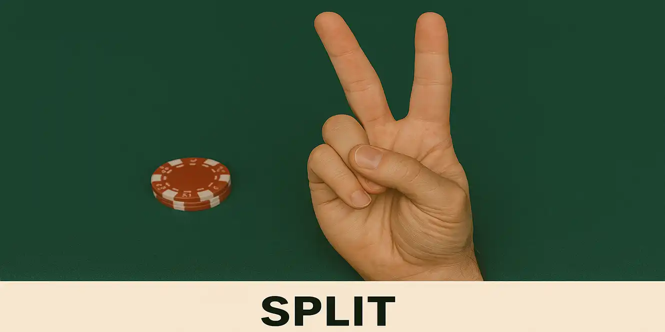 Blackjack Hand Signals Split
