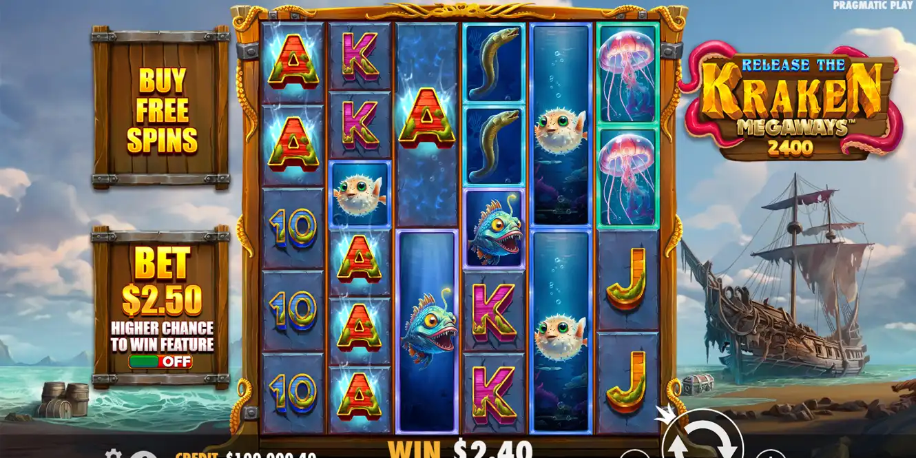 Release the Kraken Megaways Slot Gameplay Overview