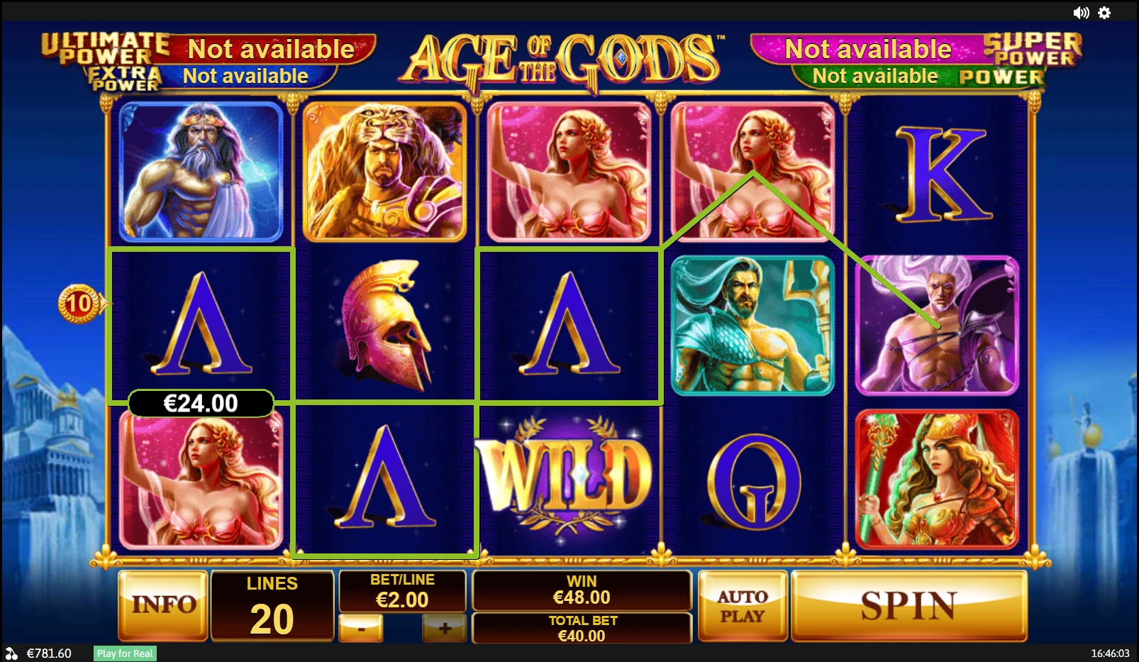 age of the gods theme and design