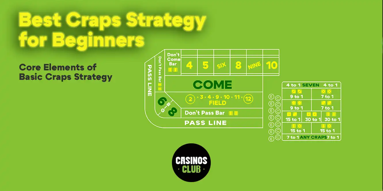 best craps strategy for beginners by casinos club