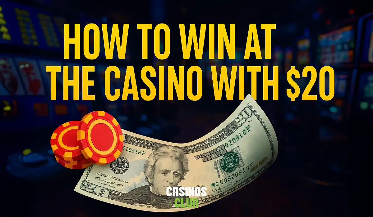 How to win at the casino with 20$ by Casinosclub