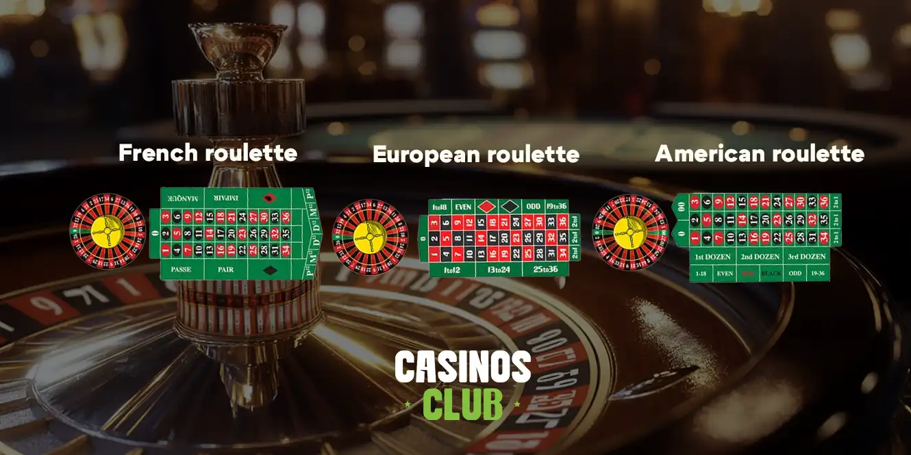 types of roulette tables by casinos club